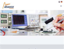 Tablet Screenshot of abaxor.de